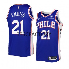 Dres Philadelphia 76ers Joel Embiid 21 Nike 2022-2023 Icon Edition Royal Swingman - Muške